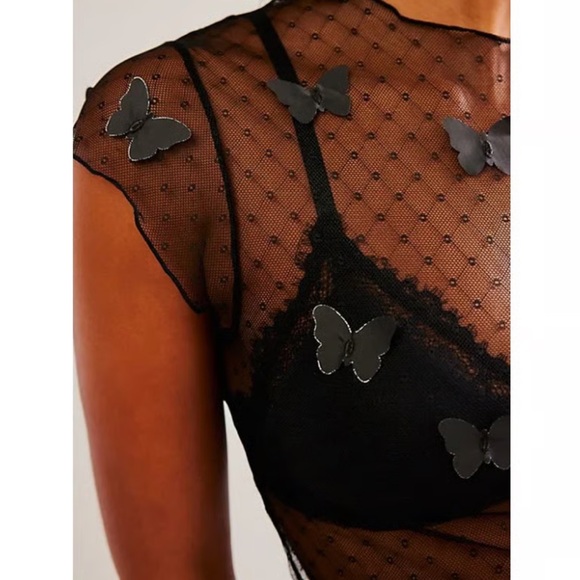 Free People flutter by tee NWT size M - Picture 3 of 6